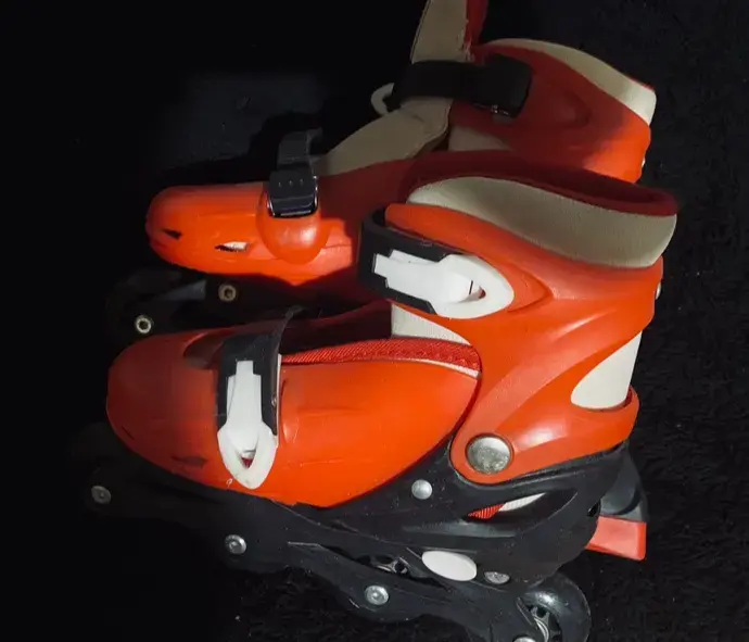 Patines en línea ajustables para niños color rojo - 2