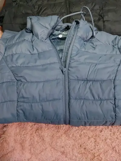 Chaqueta acolchada azul para mujer talla S - miniatura 1