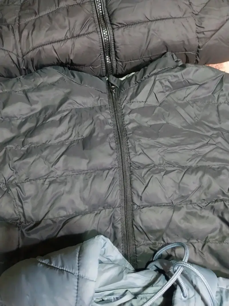 Chaqueta acolchada azul para mujer talla S - 2