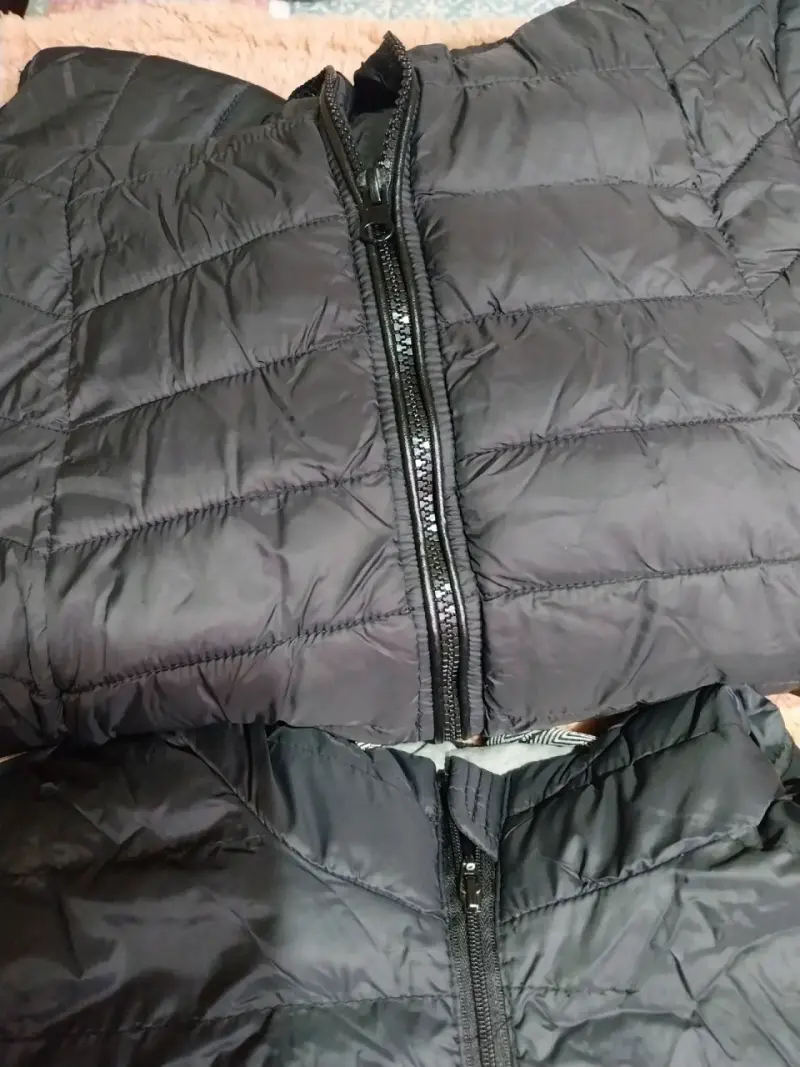 Chaqueta acolchada azul para mujer talla S - 3