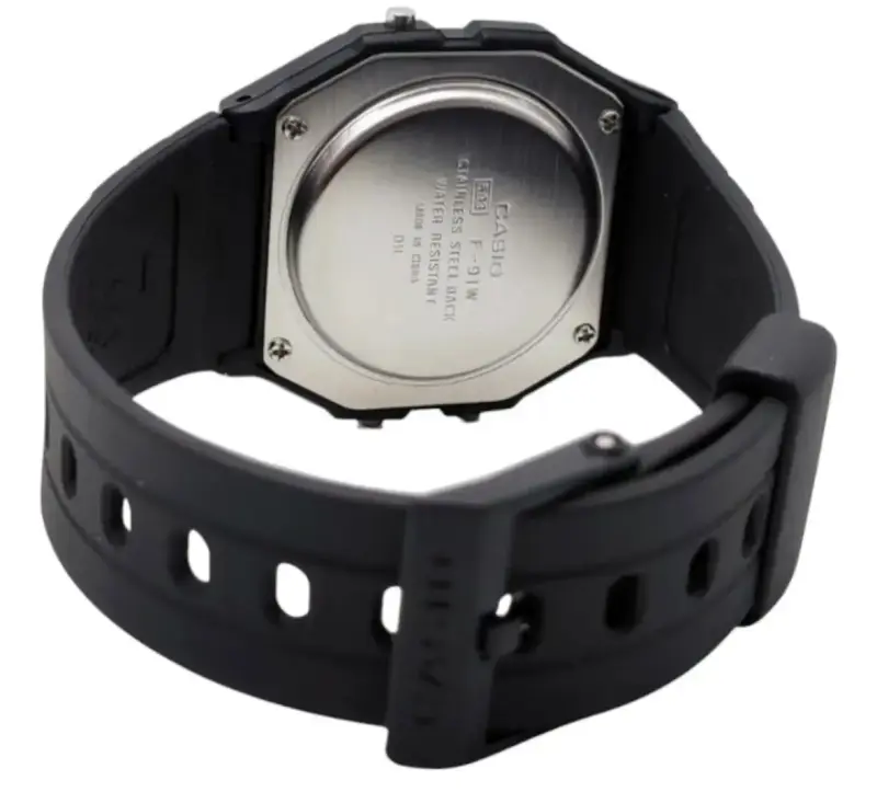 Reloj digital Casio F-91W resistente al agua - 4