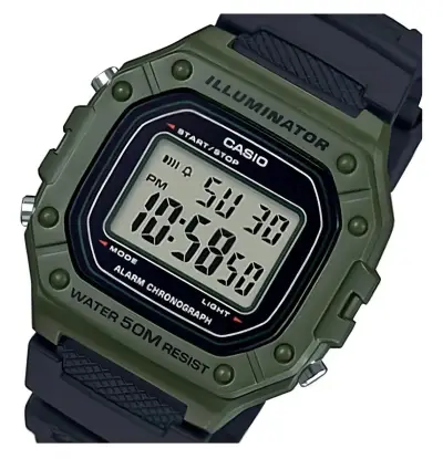 Reloj Casio Digital Verde Resistente al Agua - miniatura 4