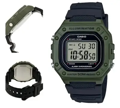 Reloj Casio Digital Verde Resistente al Agua - miniatura 6