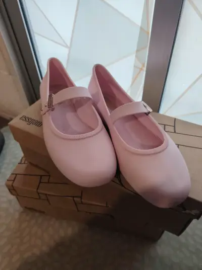 Zapatos planos rosados Melissa vegan - miniatura 1