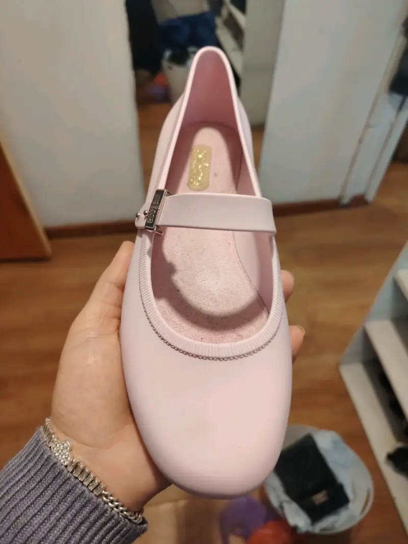 Zapatos planos rosados Melissa vegan - 2