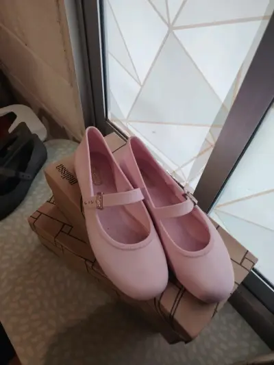 Zapatos planos rosados Melissa vegan - miniatura 4