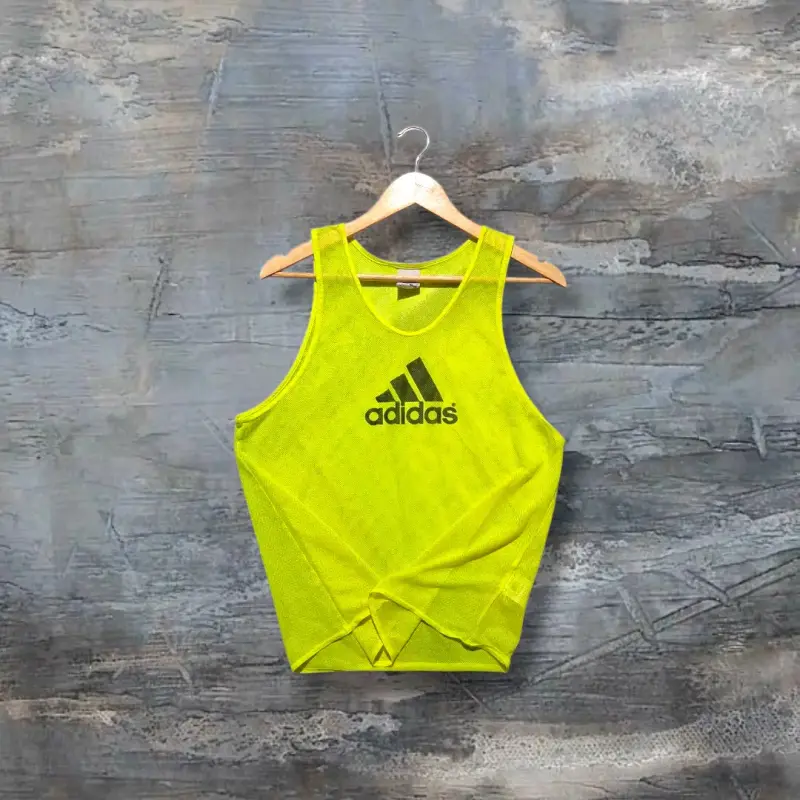 Peto deportivo sin mangas Adidas amarilla talla L - 1