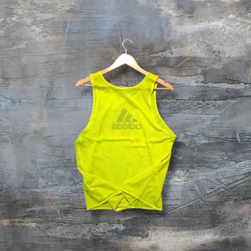 Peto deportivo sin mangas Adidas amarilla talla L - 2
