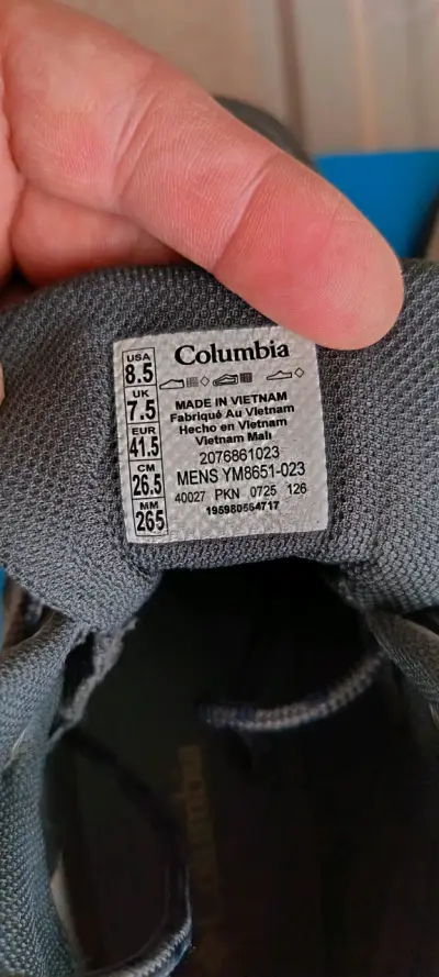 Botas de senderismo Columbia grises para hombre - miniatura 3