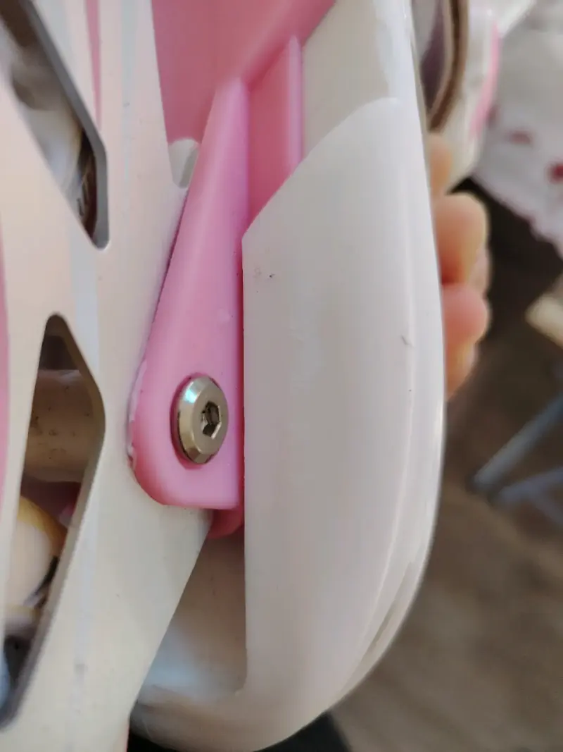 Patines en línea rosas para niña con ajuste seguro - 4
