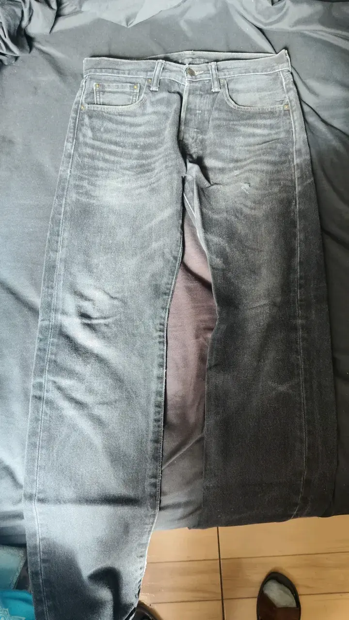 Jeans negros Levi 501 para hombre - 2