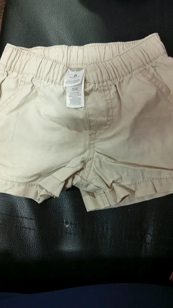 Shorts beige para niño talla 6 - 2