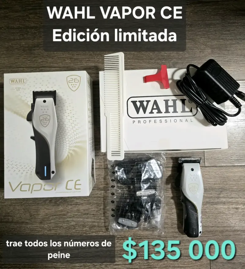 Cortadora de Pelo Wahl Vapor CE Edición Limitada - 1