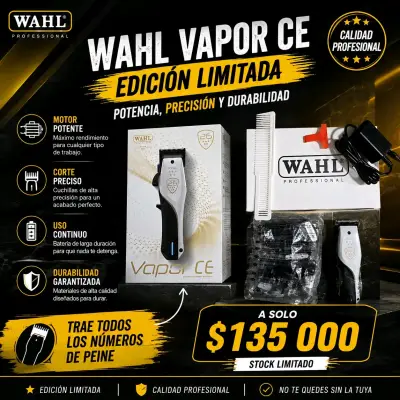 Cortadora de Pelo Wahl Vapor CE Edición Limitada - miniatura 2