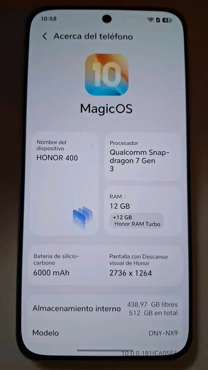 Smartphone Honor 400 con 12GB RAM y 6000mAh - 2