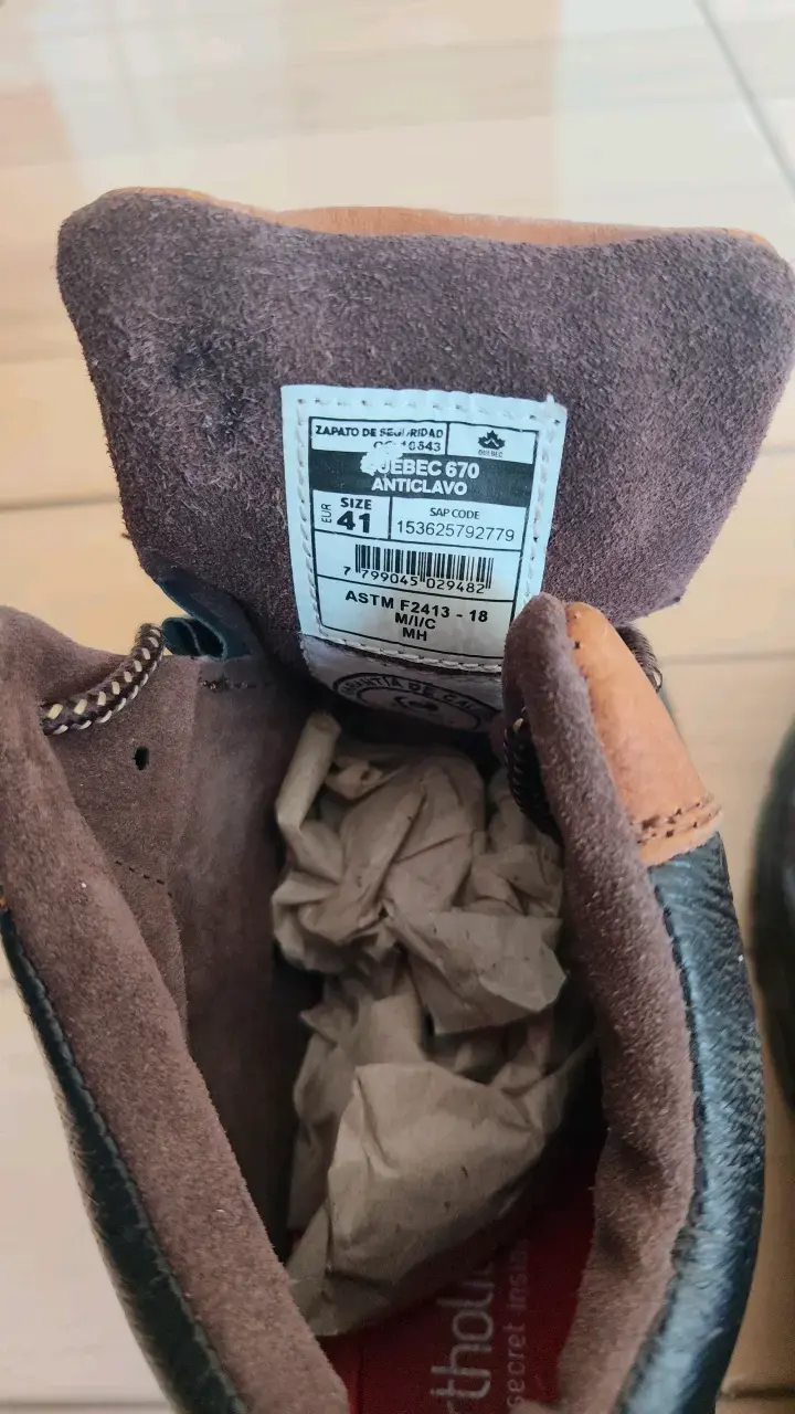 Botas de montaña Quebec para hombre talla 41 - 4
