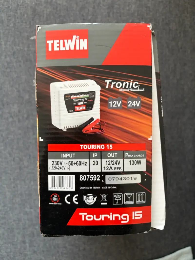 Cargador de Baterías Automático Telwin Touring 15 - 2