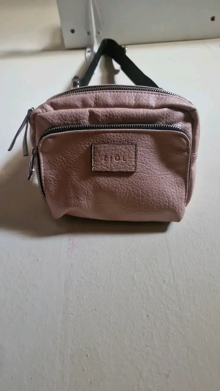 Riñonera de cuero rosa Ziol - 1