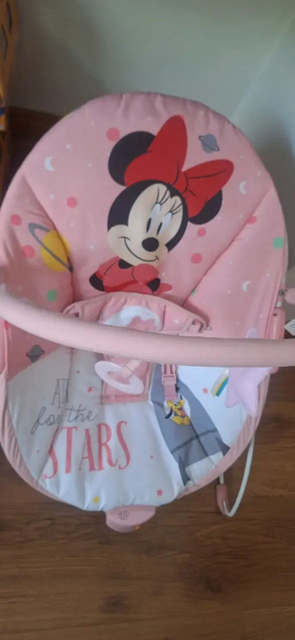 Silla mecedora para bebé Minnie Mouse - 1