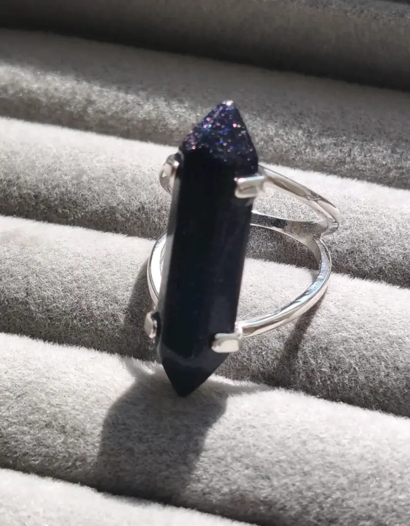 Anillo de plata 925 con cuarzo Lluvia de Estrellas - 2
