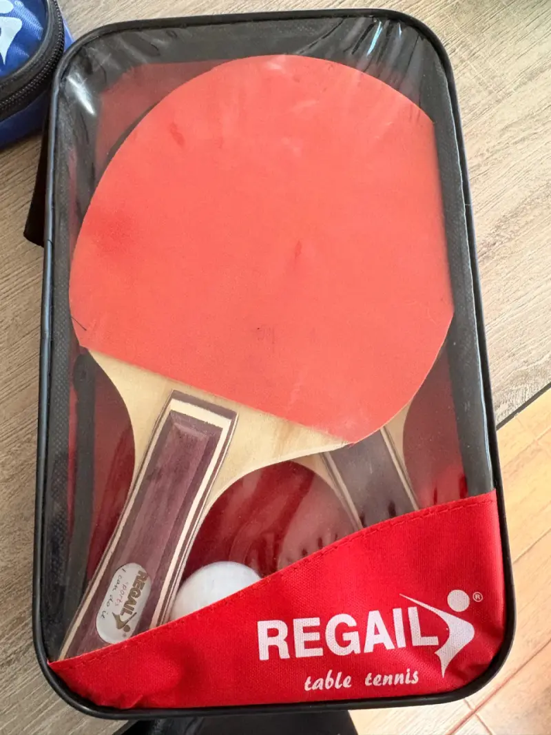 Set de Paletas de Ping Pong Regail con Pelotas - 1