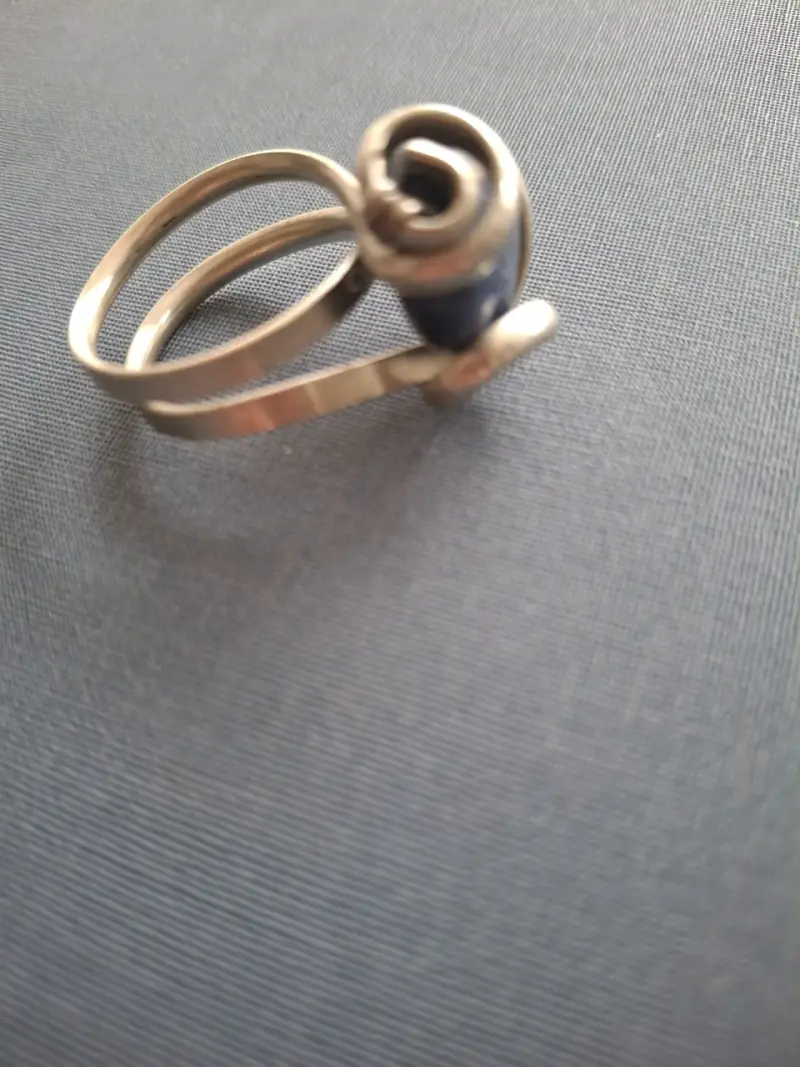 Anillo de plata y lapislazuli - 2