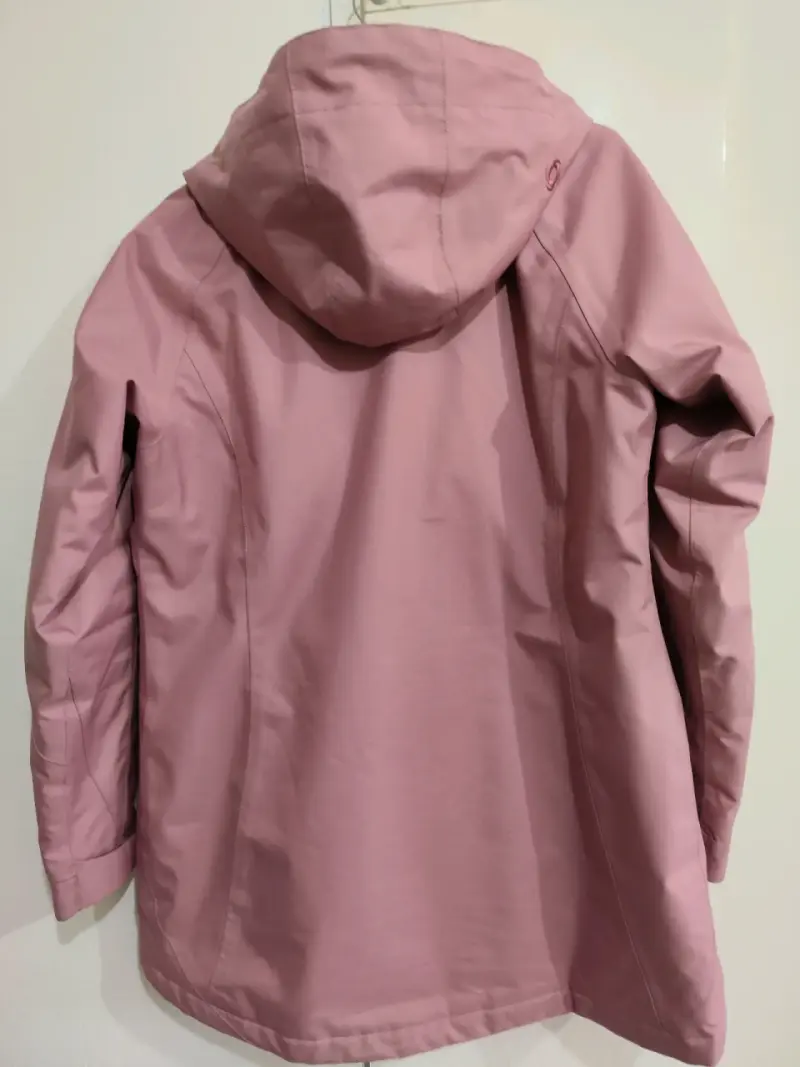 Chaqueta de mujer rosa Doite con capucha - 3