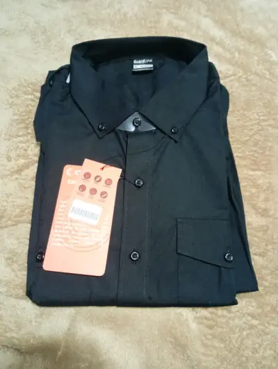 Camisa negra de hombre GuardLine XL - miniatura 1