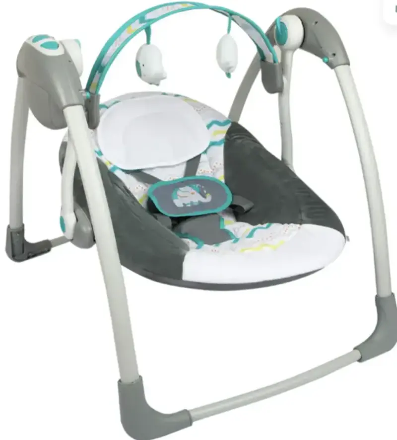 Columpio para bebé con melodías y juguetes