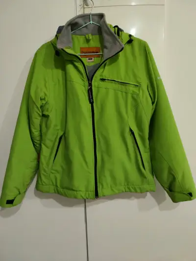Chaqueta impermeable verde Trapandana para hombre - miniatura 1