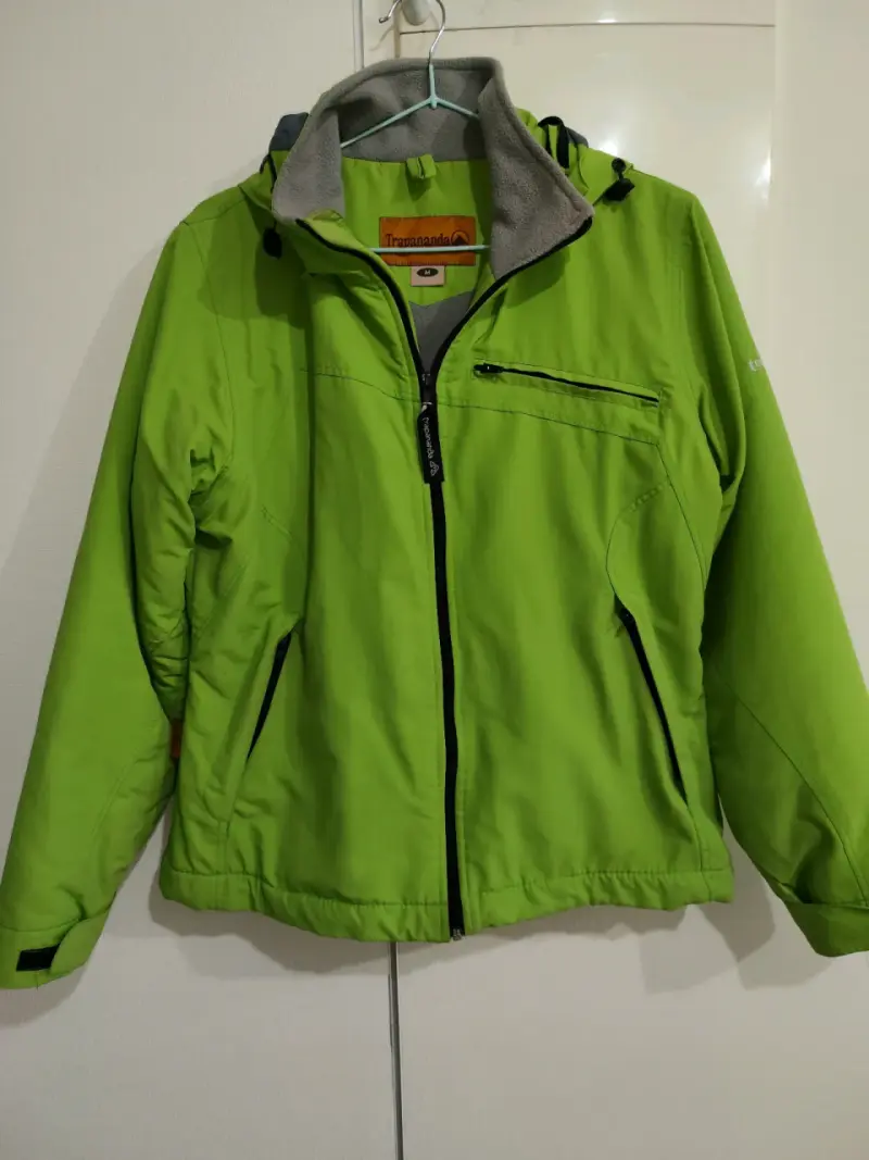 Chaqueta impermeable verde Trapandana para hombre - 3
