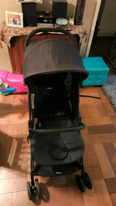 Coche de Paseo Infanti Negro Compacto - miniatura 4
