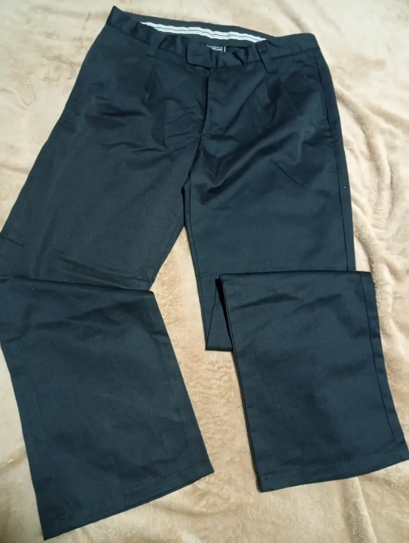 Pantalones de vestir negros para hombre - 1