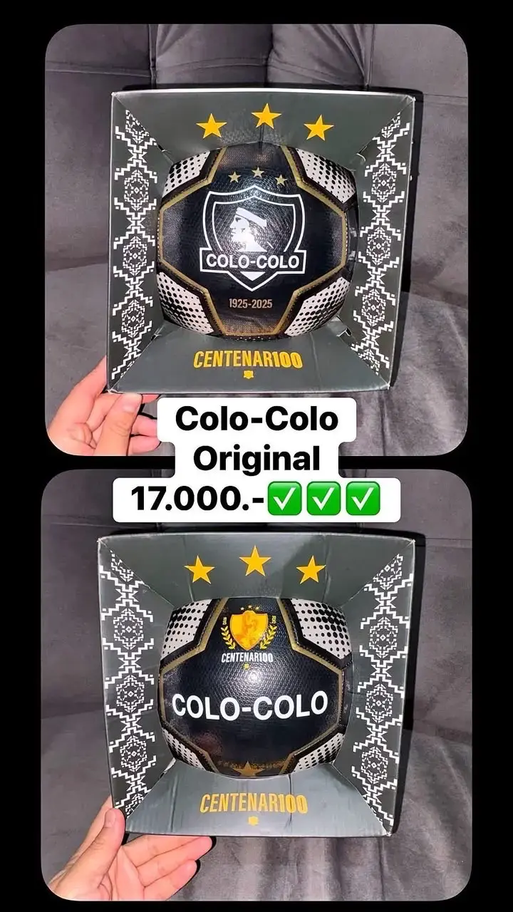 Balón de fútbol Colo-Colo Centenario 1925-2025