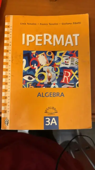 Libro de Álgebra Ipermat 3A Minerva Italica - miniatura 1