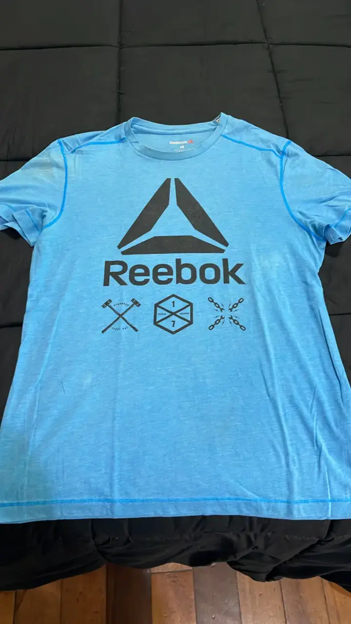 Polera deportiva azul Reebok para hombre - 1