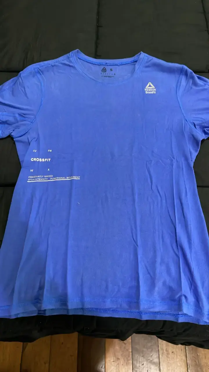 Polera Reebok CrossFit azul talla S - 1