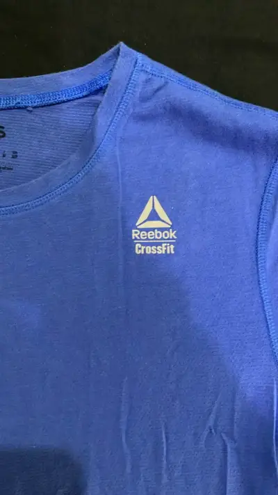 Polera Reebok CrossFit azul talla S - miniatura 3