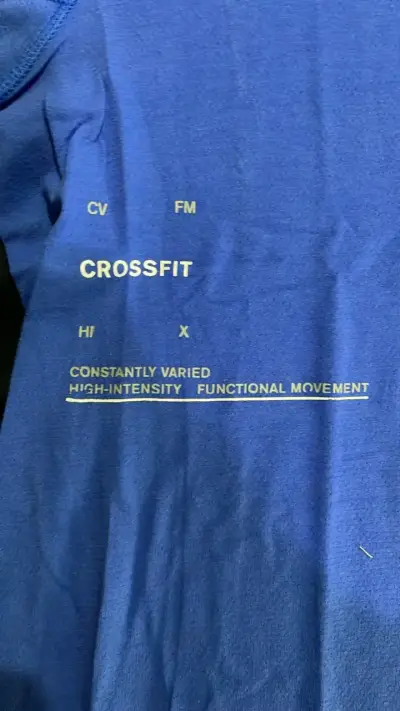 Polera Reebok CrossFit azul talla S - miniatura 4