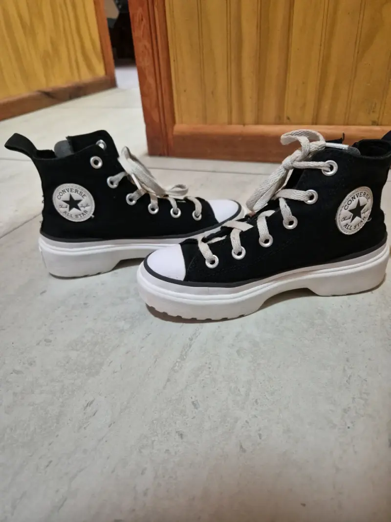 Zapatillas Converse negras número 33 como nuevas - 5