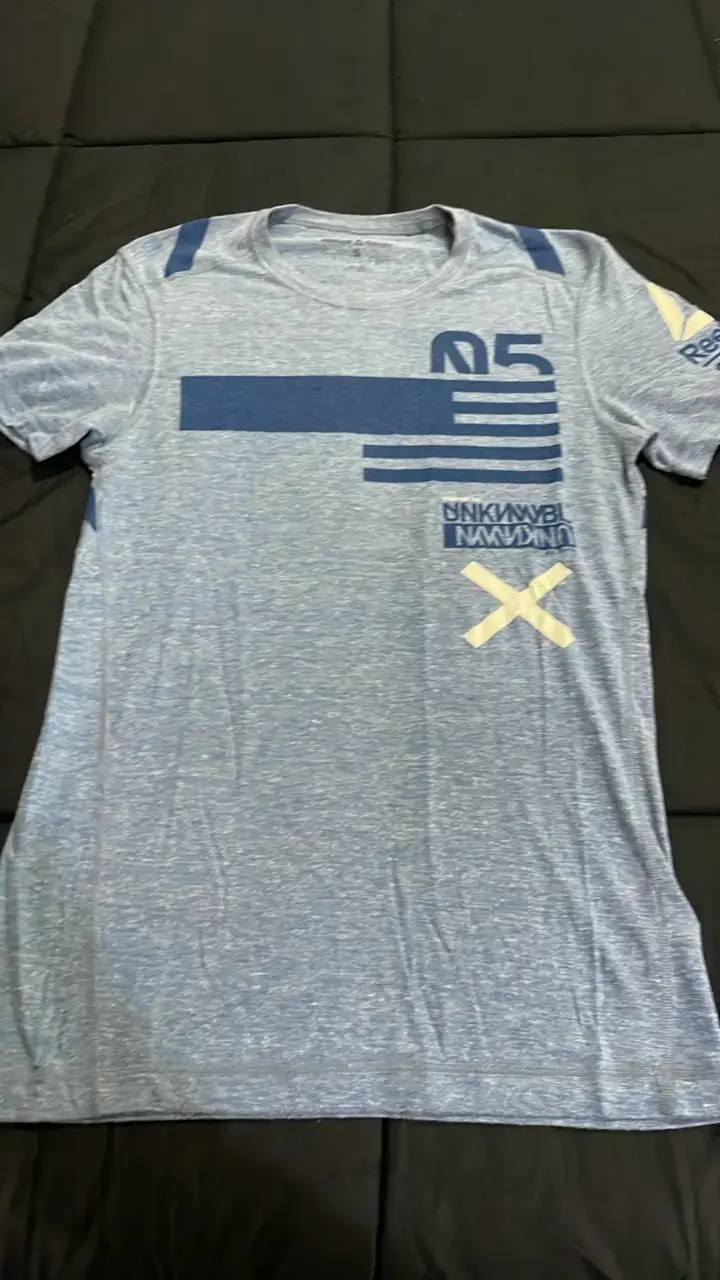 Polera Reebok CrossFit gris para hombre - 1
