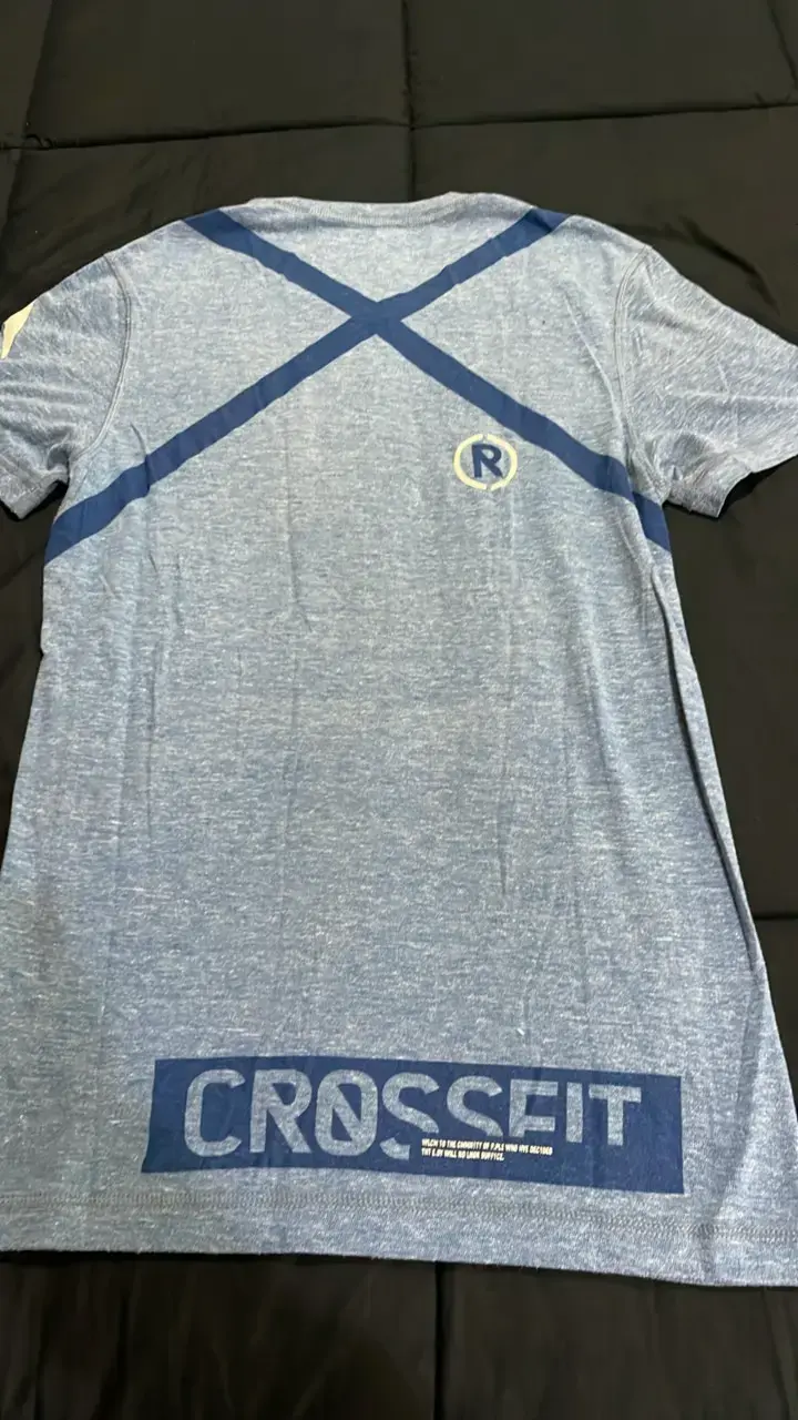 Polera Reebok CrossFit gris para hombre - 5