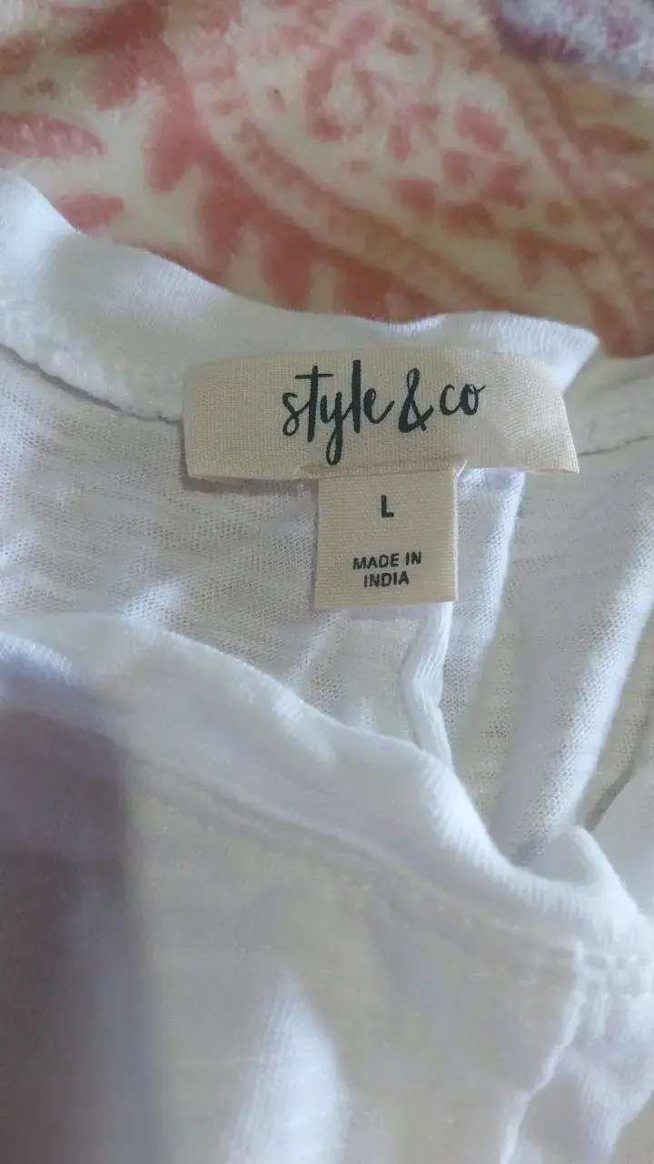 Vestido blanco Style & Co talla L - 2