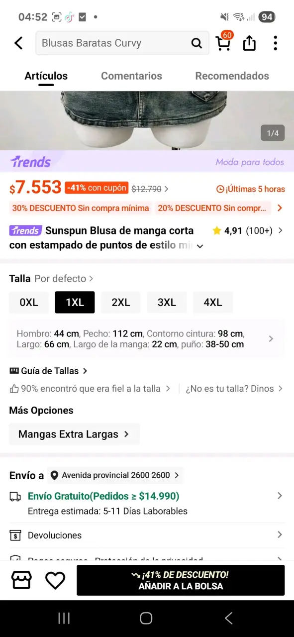 Blusas de Sunspun y Shorts de Shein Icon mujer - 2