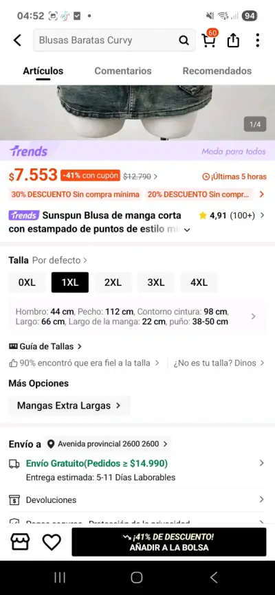 Blusas de Sunspun y Shorts de Shein Icon mujer - miniatura 2
