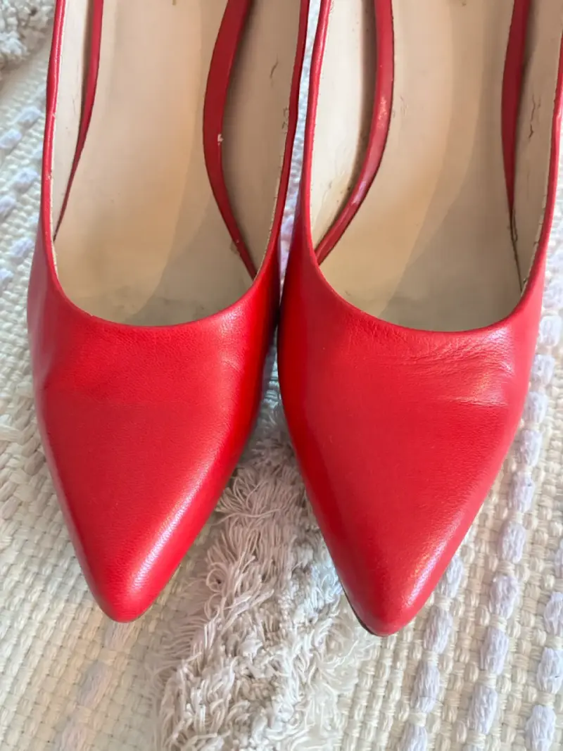 Tacones Nine West rojo 36 elegantes - 2