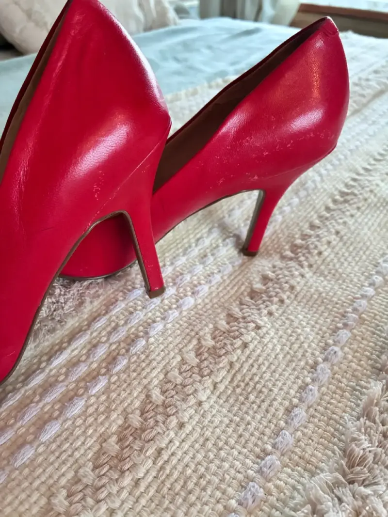 Tacones Nine West rojo 36 elegantes - 3