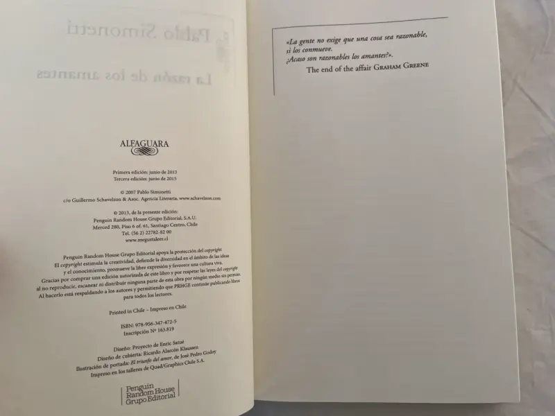 Libro 'La razón de los amantes' de Pablo Simonetti - 3