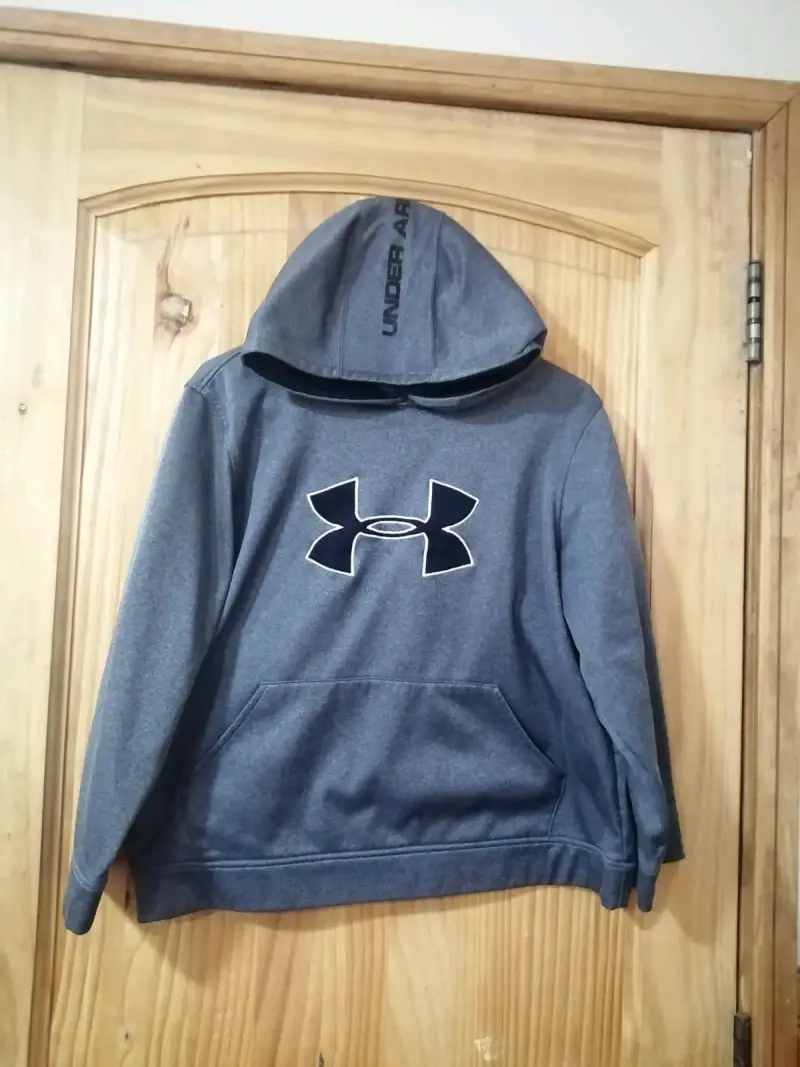 Polerón con capucha Under Armour gris