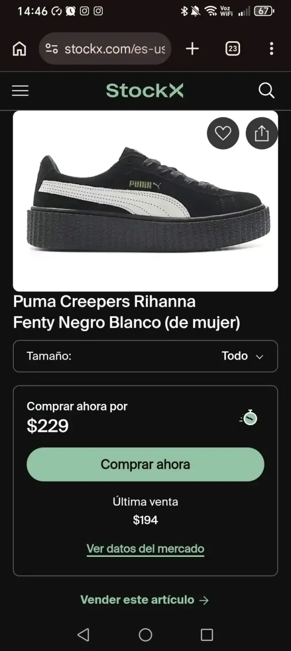 Zapatillas Puma Creepers Rihanna Fenty Muje - 1
